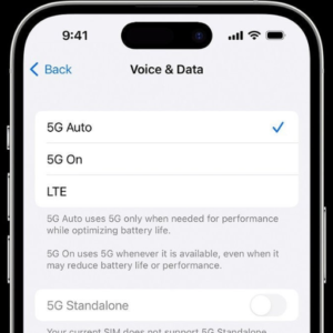 5G on the iPhone